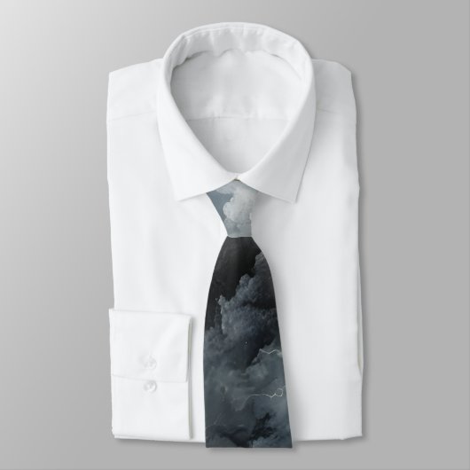 Thunderstorm Tie/Krawatte mit Blitzd ネクタイ (タイ)