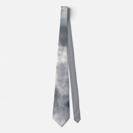 Thunderstorm Tie/Krawatte mit Blitzd ネクタイ (正面)