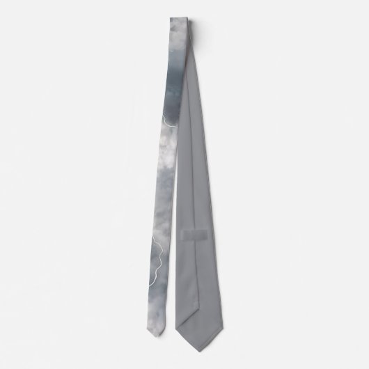 Thunderstorm Tie/Krawatte mit Blitzd ネクタイ (裏面)