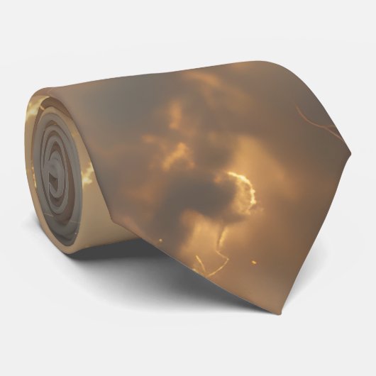 Thunderstorm Tie/Krawatte mit Blitzd ネクタイ (ロール)