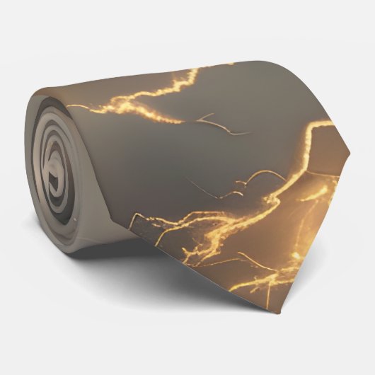 Thunderstorm Tie/Krawatte mit Blitzd ネクタイ (ロール)