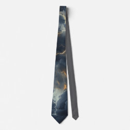 Thunderstorm Tie/Krawatte mit Blitzd ネクタイ