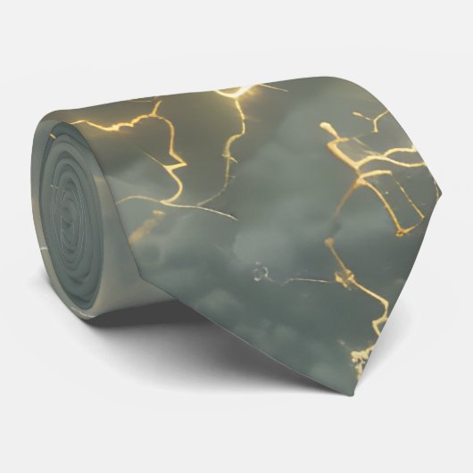 Thunderstorm Tie/Krawatte mit Blitzd ネクタイ (ロール)