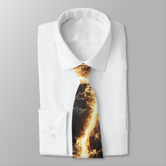 Thunderstorm Tie/Krawatte mit Blitzd ネクタイ (タイ)