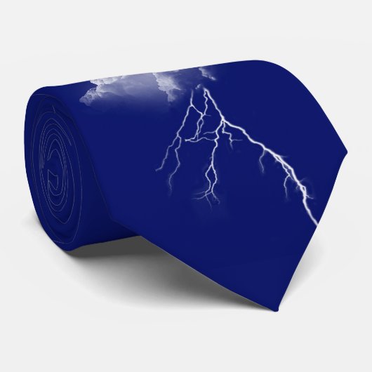 Thunderstorm with lightning ネクタイ (ロール)