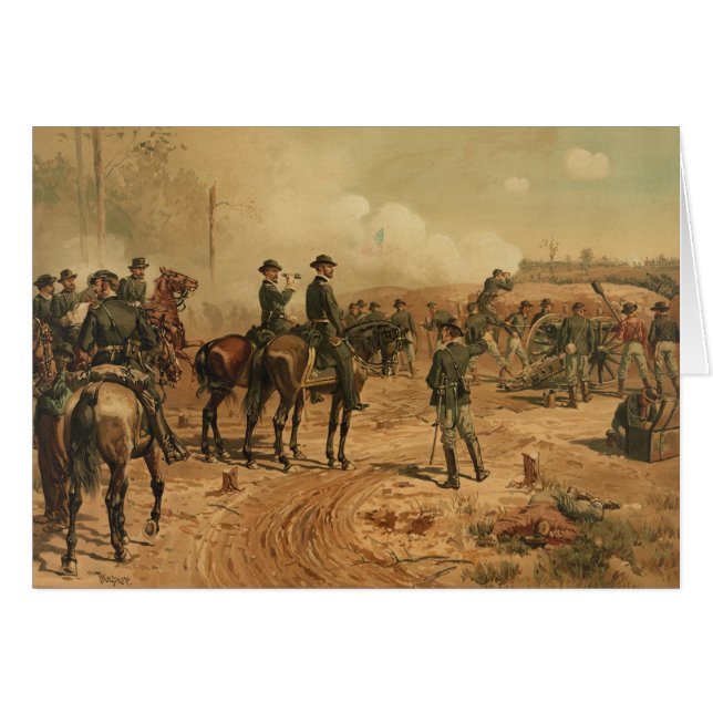 Thure de Thulstrup著アトランタの内戦の包囲 (正面横)