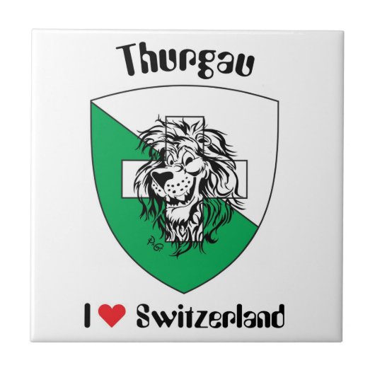 Thurgau Schweiz Fliese タイル (正面)