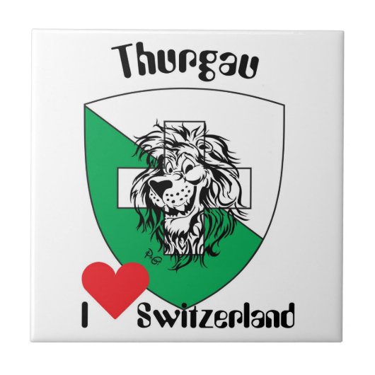 Thurgau Schweiz Fliese タイル (正面)