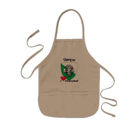 Thurgau Schweiz Schürze 子供用エプロン (正面)