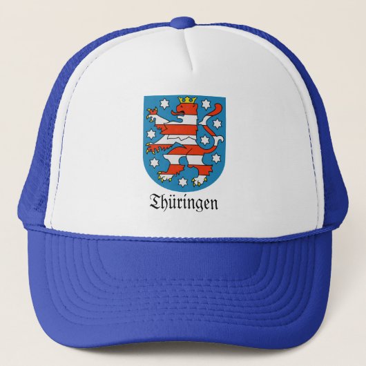 Thüringen Wappenの紋章付き外衣 キャップ (正面)