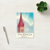 Thuringiaドイツ旅行ポスター ポストイット (オフィス)