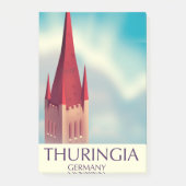 Thuringiaドイツ旅行ポスター ポストイット (正面)