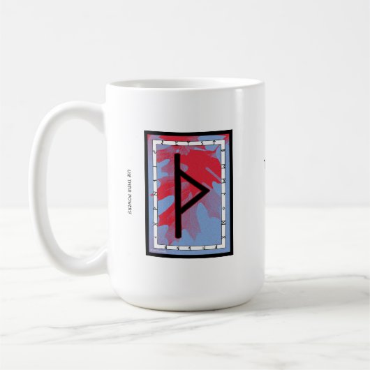 Thurisaz Rune Mug – 防衛! コーヒーマグカップ (左)