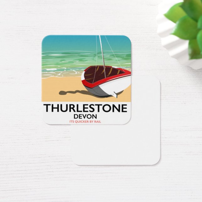 Thurlestone South Devon旅行ポスター (デスク)