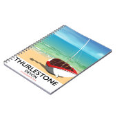 Thurlestone South Devon旅行ポスター ノートブック (左側)