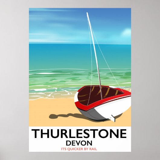 Thurlestone South Devon旅行ポスター ポスター (正面)