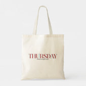 Thursday Almost There トートバッグ (裏面)