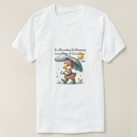 Thursday Raining. Tシャツ (デザイン正面)