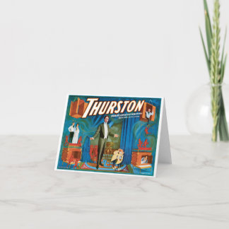 Thurstonの世界で最も素晴らしい手品師の~のヴィンテージの行為 カード