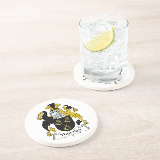 Thurstonの家紋 コースター (側面)