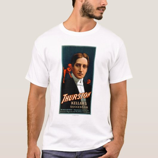 Thurstonの彼に秘密の魔法を言っている悪魔 Tシャツ (正面)
