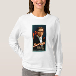 Thurstonの彼に秘密の魔法を言っている悪魔 Tシャツ