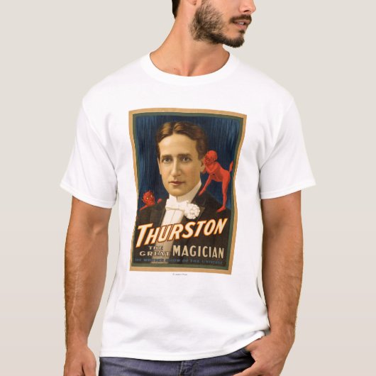Thurstonの彼に秘密の魔法2を言っている悪魔 Tシャツ (正面)