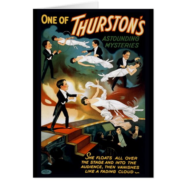 Thurstonの手品師のヴィンテージの劇場ポスター (正面)