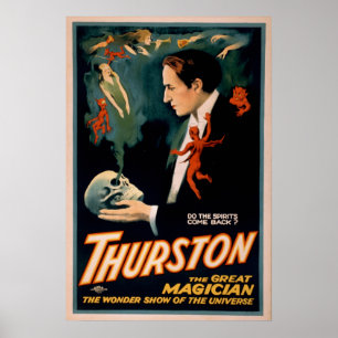 THURSTONの手品師の奇術師のボードビルポスター ポスター