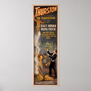 THURSTONの手品師の奇術師のボードビルポスター ポスター