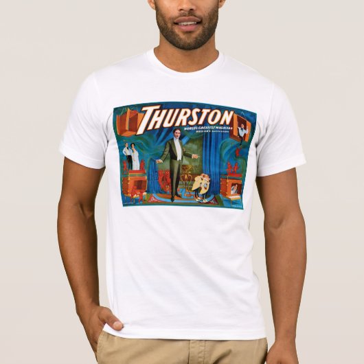 Thurstonの~の世界ですばらしい手品師 Tシャツ (正面)