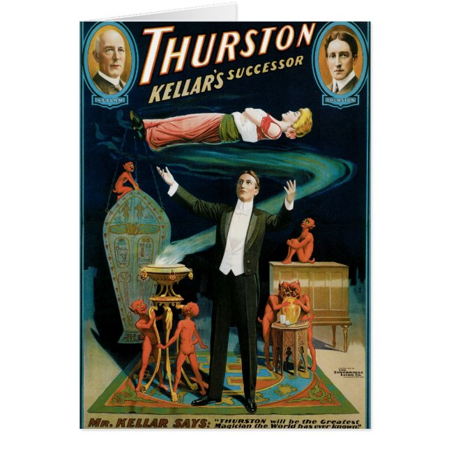 Thurstonの~のKellarの後継者のヴィンテージの魔法の行為 (正面)
