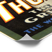 THURSTONザマジシ素晴らしアンレトロアメリカン・シアター ポスター (角)