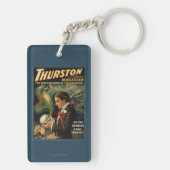 Thurstonスカルを魔法握っているすばらしい手品師 キーホルダー (裏面)