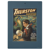 Thurstonスカルを魔法握っているすばらしい手品師 クリップボード (裏面)
