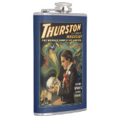 Thurstonスカルを魔法握っているすばらしい手品師 フラスク (右)