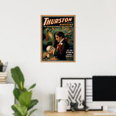 THURSTONマジシャンイリュシオニストVAUDEVILLEポスター ポスター (ホームオフィス)