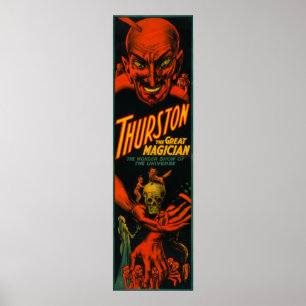 Thurston "素晴らしい宇宙の手品師ショー" ポスター
