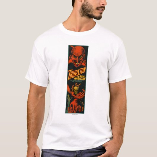 Thurston "素晴らしい宇宙の手品師ショー" tシャツ (正面)