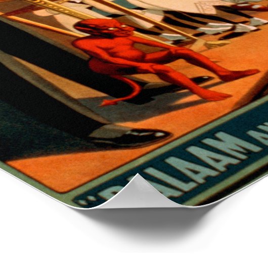 Thurston - Demons & Donkey Vanish Trick Magic ポスター (角)