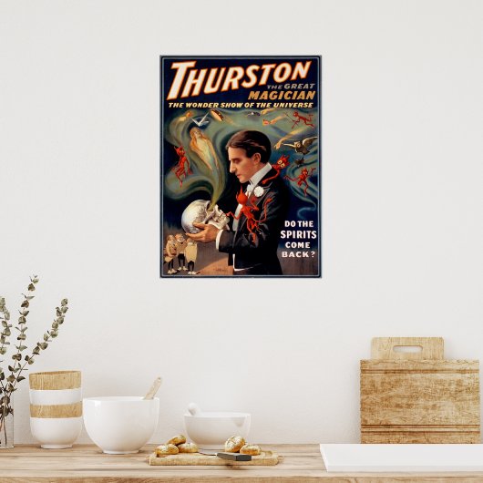 Thurston Great Magician Vintage Poster ポスター (キッチン)