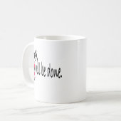 Thyされます コーヒーマグカップ (正面左)