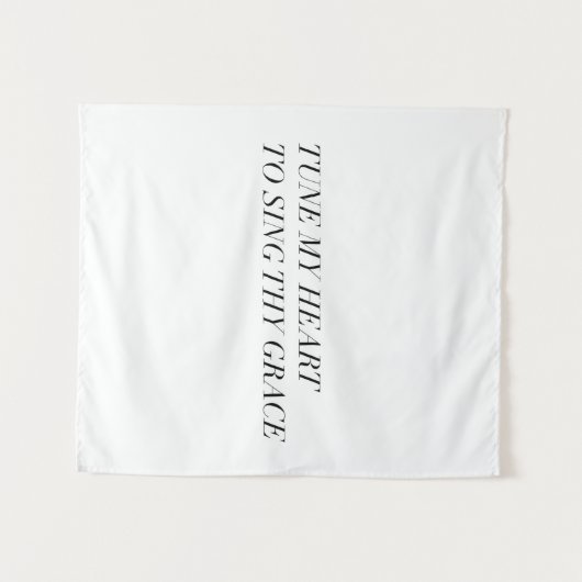 Thy優美を歌うために私のハートを調整して下さい タペストリー (正面(横))