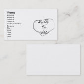 Thy十字のスティッチャーを愛して下さい 名刺 (正面/裏面)