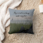 Thy単語は私の足にランプです クッション (ブランケット)