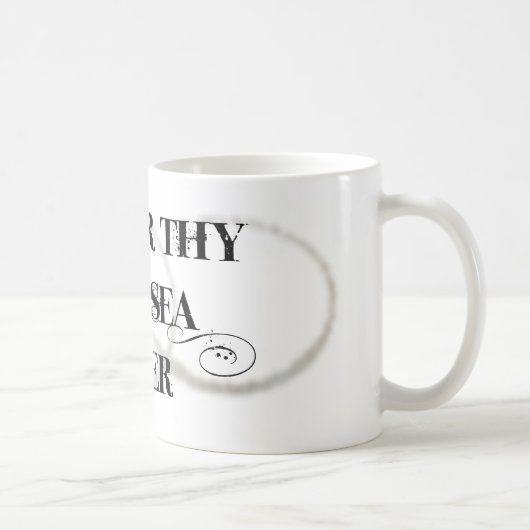 Thy深海のダイバーに名誉を与えて下さい コーヒーマグカップ (右)