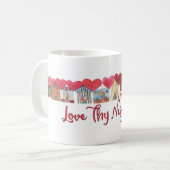 Thy隣人を愛して下さい コーヒーマグカップ (正面左)