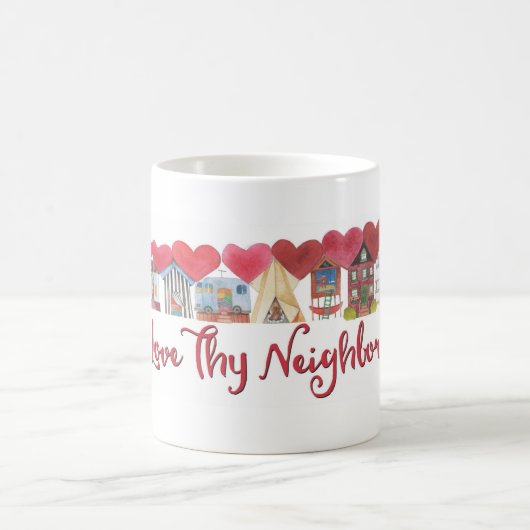 Thy隣人を愛して下さい コーヒーマグカップ (中央)
