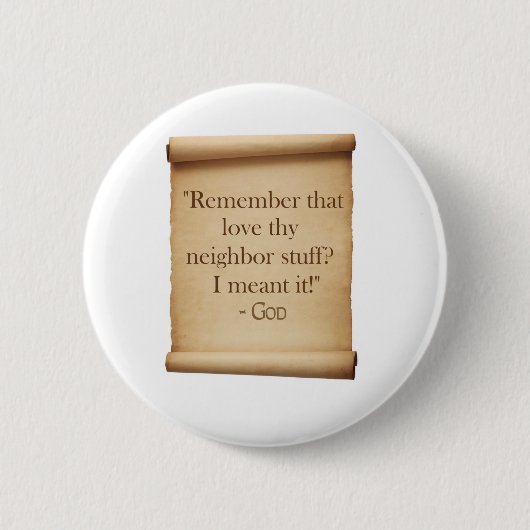 thy隣人を愛して下さい 缶バッジ (正面)