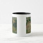 thy額の汗によって マグカップ (中央)